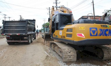 Obras na Avenida Luiz Lazzarin, em Criciúma avançam em nova etapa