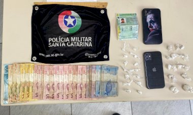 Dupla é presa por porte e tráfico de drogas em Criciúma