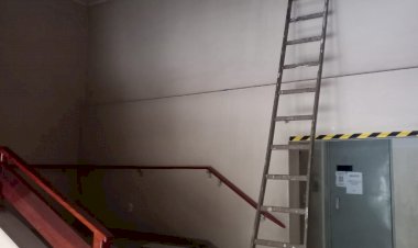 Bombeiros atendem principio de incêndio em prédio de Criciúma