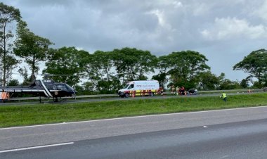 Mulher morre após veículo bater em Guard rail