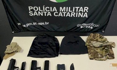 PM prende trio com Simulacro e munições