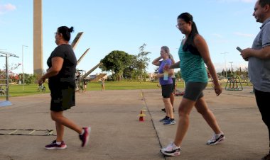 Saúde nos Parques: entrega de materiais marca retomada das atividades em Criciúma