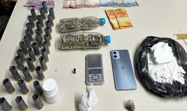 Jovem é preso com cerca de meio kg de cocaína no Caravaggio