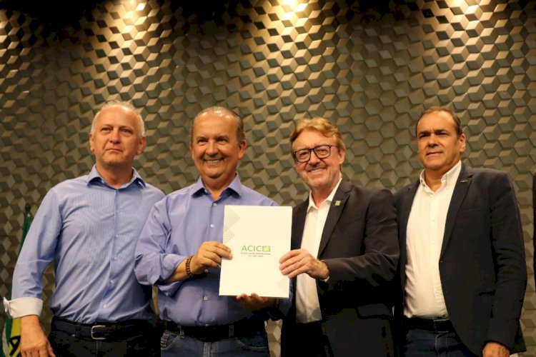 Em encontro na Acic, governador Jorginho Mello recebe pleitos do Sul