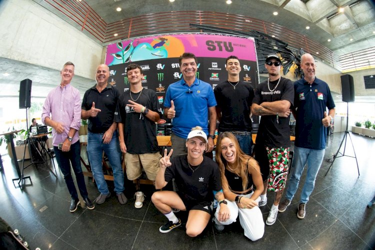 Do STU National de Criciúma a Paris-2024: Olimpíada toma conta de coletiva com skatistas