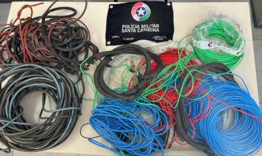 Comprou fio roubado e foi em cana