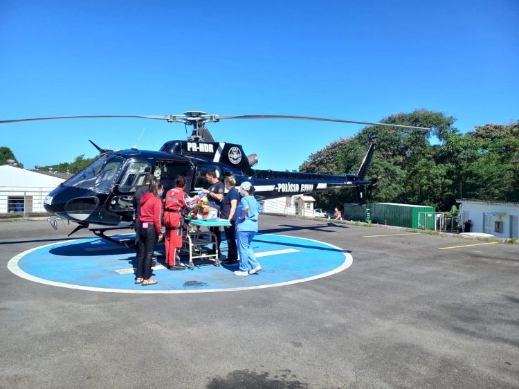 Bebê de 3 meses é transportada para Lages por falta de HTI no Hospital Materno SC