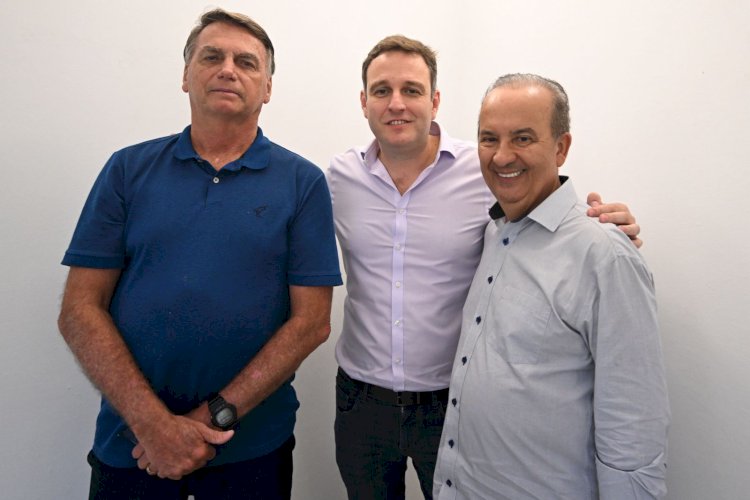 Ricardo Guidi e Bolsonaro em Criciúma