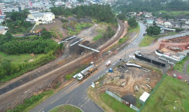 Prefeitura de Criciúma inicia implantação da passarela de acesso ao Parque dos Imigrantes