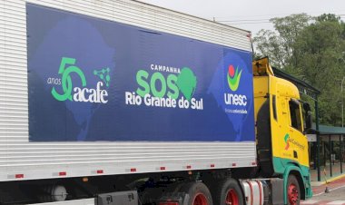 SOS Rio Grande do Sul: Unesc envia 750 toneladas de donativos para vítimas das cheias