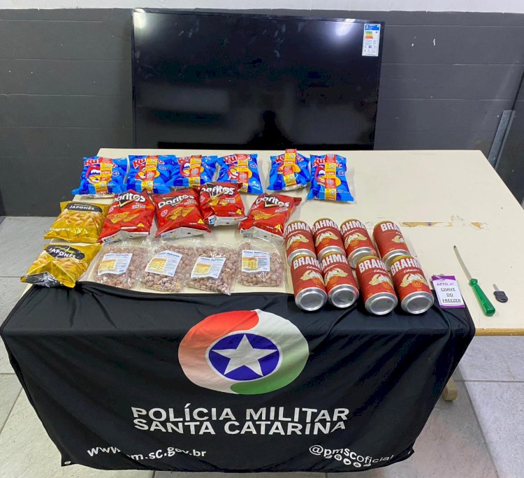 Policial Militar de folga prende Gatuno no centro de Criciúma