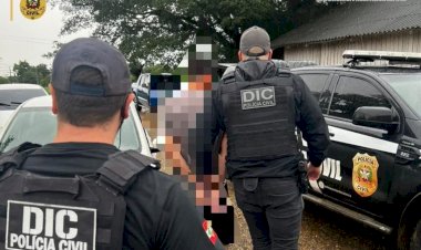 Polícia Civil prende foragido da Justiça, em Criciúma.