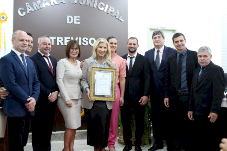 Cidadã Honorária: Reitora Luciane Cereta é homenageada em Treviso