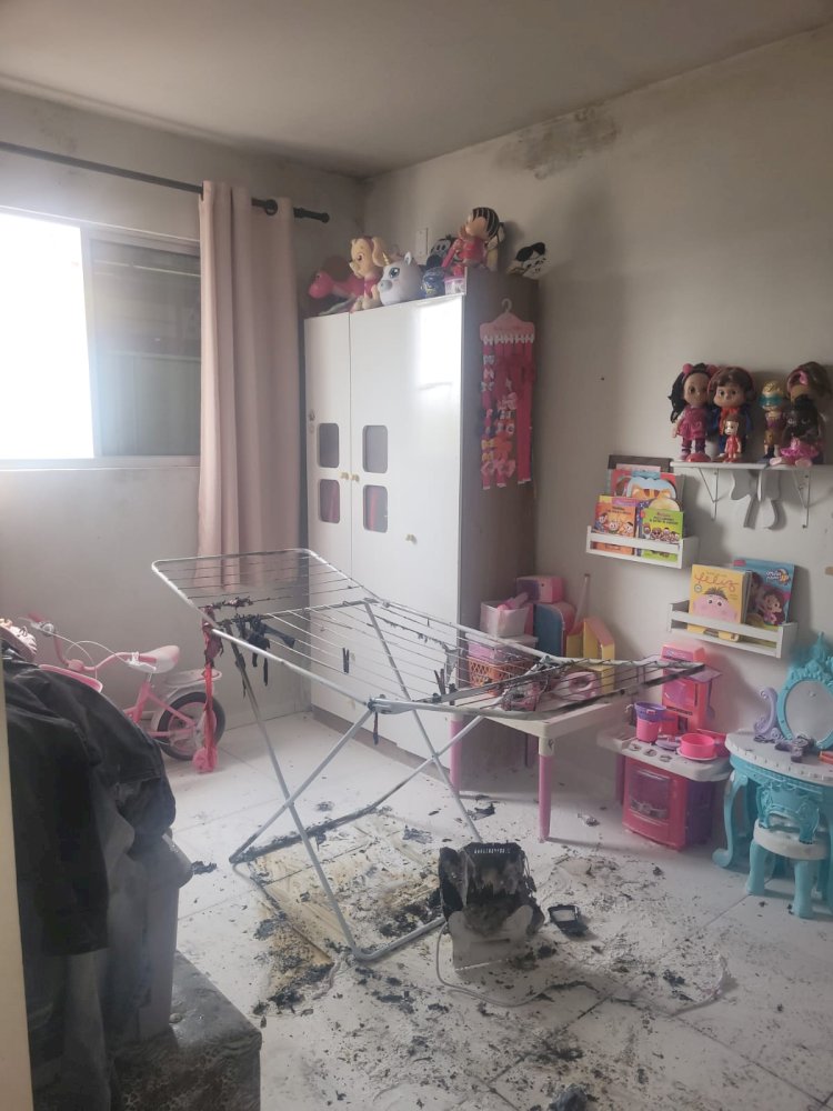 Secadora\ de roupa provoca incêndio em apartamento de Criciúma