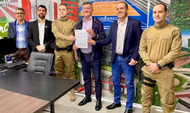 Prefeitura de  Criciúma e Polícia Militar firmam convênio para destinar recursos à segurança na cidade