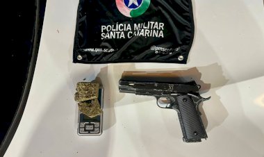 IDOSO DE 73 É PRESO COM REVÓLVER