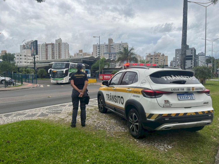 Diretoria de Trânsito e Transporte (DTT) de Criciúma intensifica ações de fiscalização e orientação em 2025