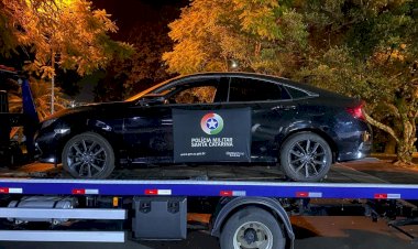 Veículo furtado é encontrado no bairro Monte Video