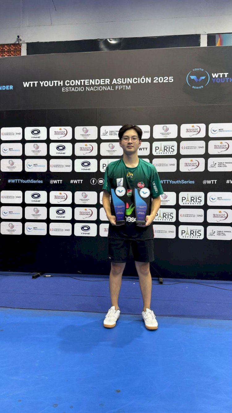Tênis de Mesa: atleta do Mampituba/FME Criciúma/Unesc tem bons resultados em Etapa do Mundial
