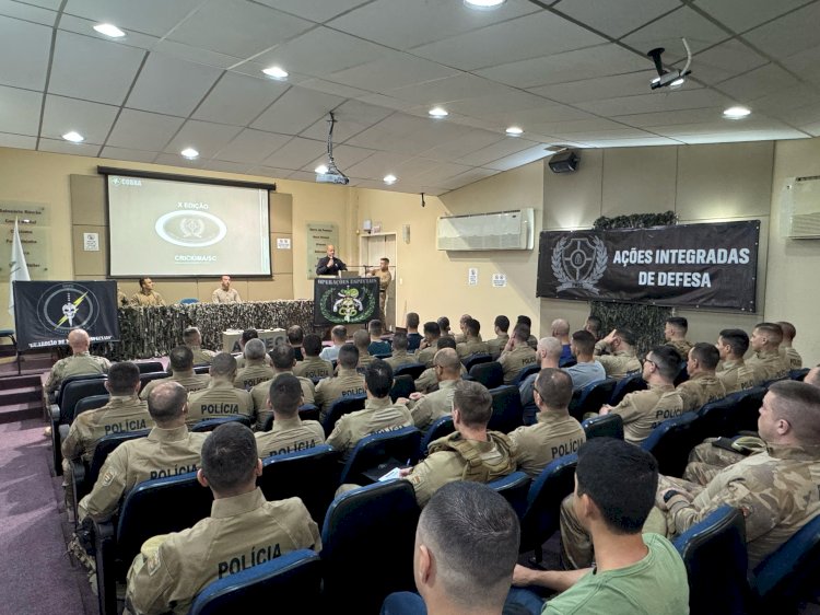 Polícia Militar realiza Curso de Ações Integradas de Defesa em Criciúma