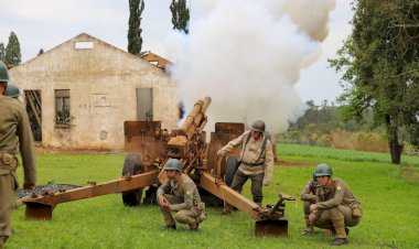 Reencenação no Morro Albino celebrou os 80 anos da particapação da Força Expedicionária Brasileira e o centenário do município