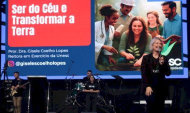 Reitora em exercício da Unesc palestra para 2.100 jovens no Dia Nacional da Juvent