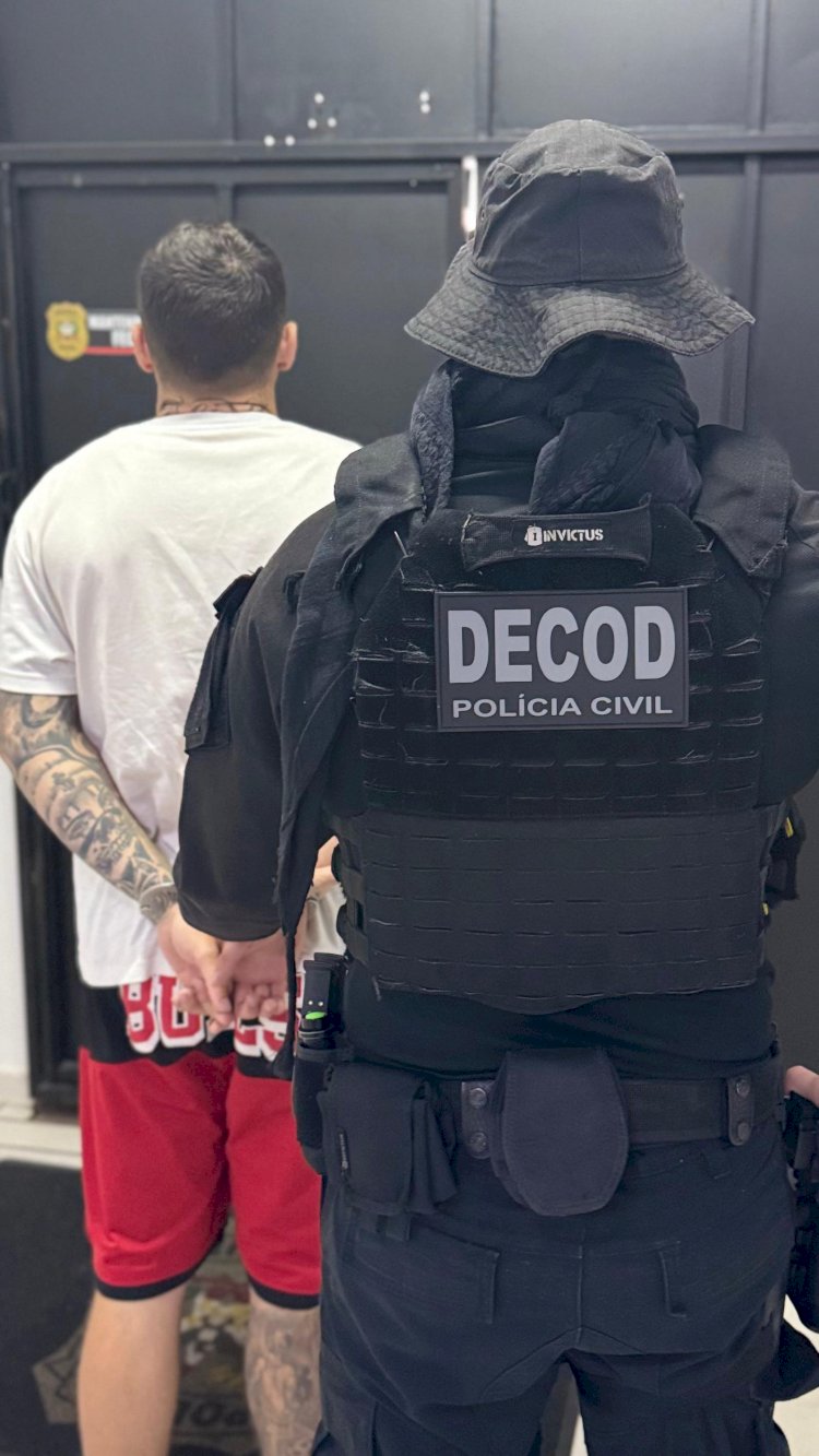 Polícia Civil prende traficante e apreende cocaína em operação da DECOD nos bairros Quarta Linha e Paraíso