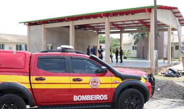 Vereador Neto Ugione acompanha reta final das obras do Posto Avançado dos Bombeiros no Rio Maina