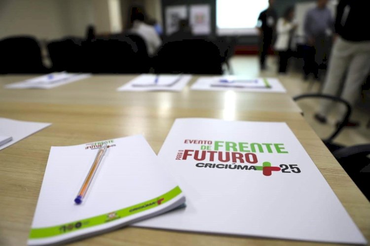 Planejar o futuro: Criciúma +25 encerrará o ciclo de debates com foco em desenvolvimento econômico e inovação