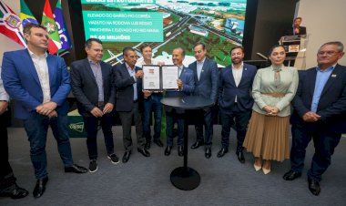 Novos postos de saúde, viadutos e elevado: governador anuncia R$ 240 milhões para obras estruturantes em Criciúma