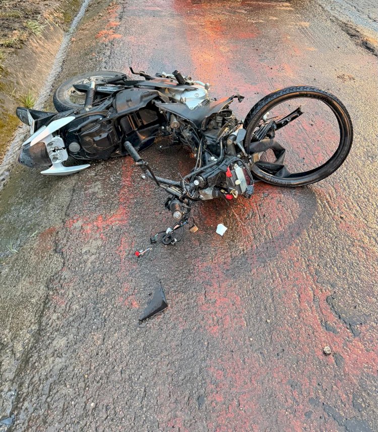 Motociclista morre após ser atingido por dois veículos no Bairro São Luiz