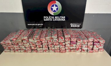Polícia Militar apreende aproximadamente 79 quilos de maconha de Criciúma