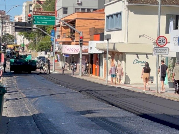 Prefeitura de Criciúma inicia força-tarefa para revitalizar vias de maior movimento