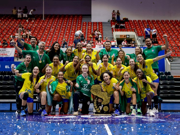 Atletas e auxiliar-técnica de Criciúma conquistam título com a Seleção Brasileira Sub-20 de Handebol Feminino