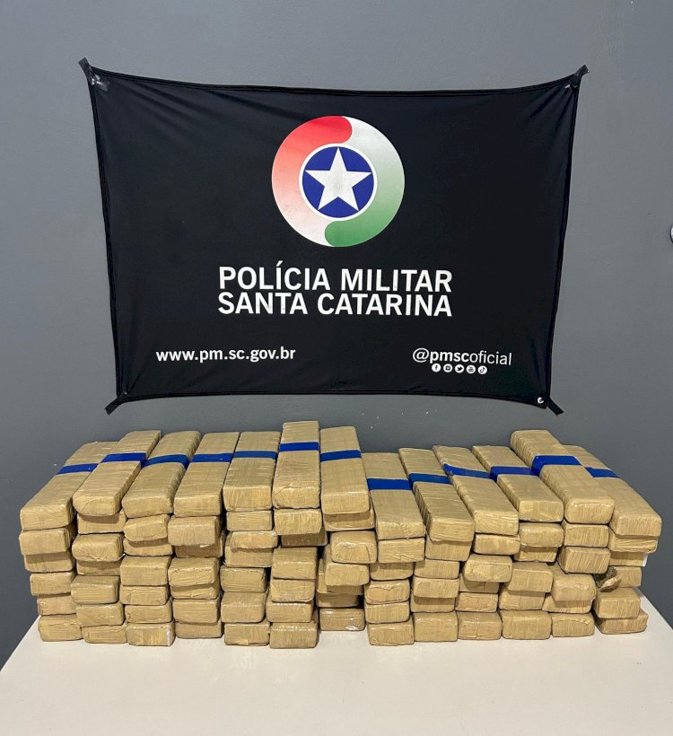 PM apreende mais de 70 kg de maconha e prende homem por tráfico de drogas