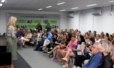 Unesc fortalece presença no Extremo Sul catarinense com palestra da secretária de Estado da Educação