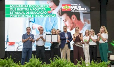 Governo de SC fortalece ensino técnico com lançamento da Política de Educação Profissional e Tecnológica