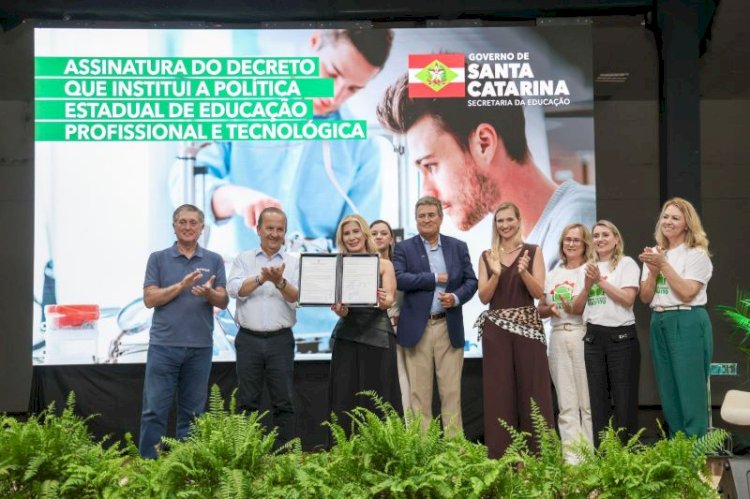 Governo de SC fortalece ensino técnico com lançamento da Política de Educação Profissional e Tecnológica