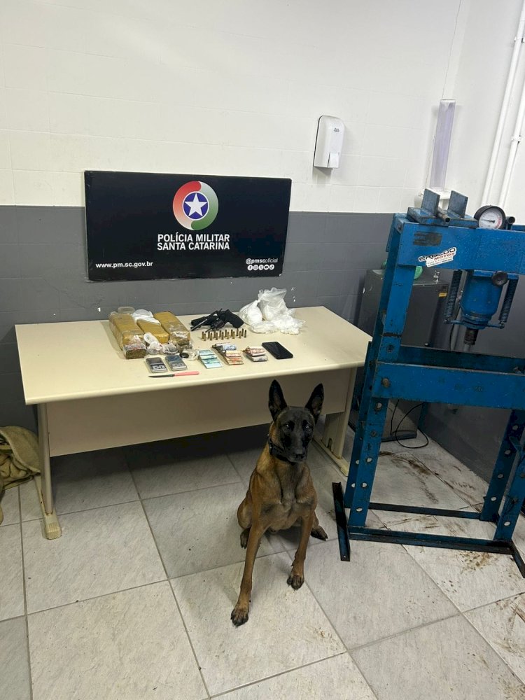 HOMEM É PRESO ACUSADO, SEQUESTRO, ESTUPRO POSSE DE  DROGAS E UMA ARMA DE FOGO EM CRICIÚMA