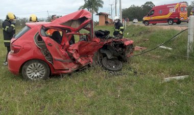 COLISÃO ENTRE DOIS VEÍCULOS DEIXA UM MORTO NO RINCÃO