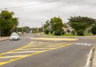 Nova rotatória no bairro Santa Augusta garante fluidez ao trânsito e segurança em área escolar