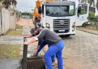 Prefeitura atua em frentes de trabalho no fim de semana mantém equipes de prontidão para segunda-feira