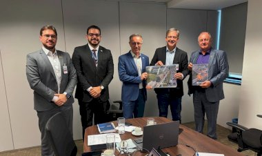 Prefeito de Criciúma entrega à ANTT projeto para ampliar mobilidade urbana ao longo da ferrovia