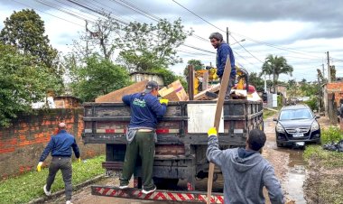 Prefeitura de Criciúma realiza atendimentos, limpeza e reparos em locais mais afetados pela chuva
