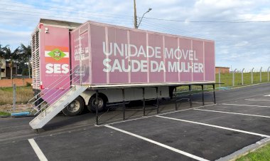 Içara recebe Carreta da Saúde da Mulher para realização gratuita de mamografias e ultrassonografias