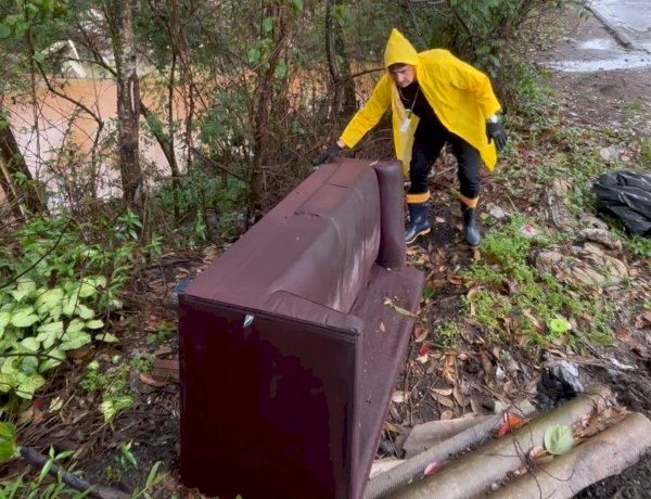 Prefeitura de Criciúma instala caçambas para descarte de materiais volumosos em bairros