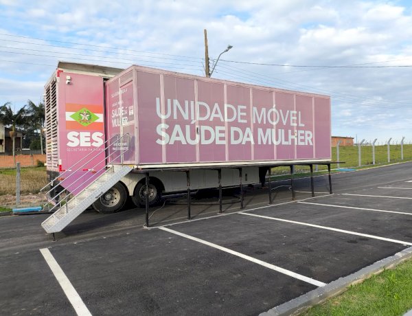 Içara recebe Carreta da Saúde da Mulher para realização gratuita de mamografias e ultrassonografias