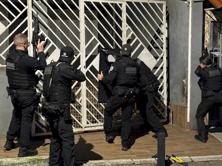 OPERAÇÃO DA POLICIA CIVIL PRENDE EM CRICIUMA INTEGRANTE DE FACÇÃO DO RS