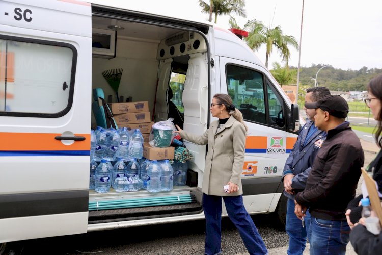 Prefeitura de Criciúma entrega kits de ajuda humanitária a cerca de 700 pessoas atingidas pela chuva