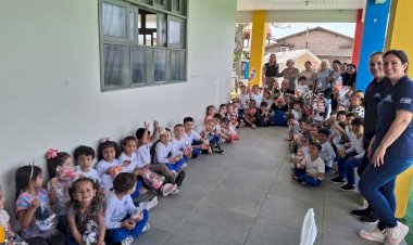 Gesto de carinho e solidariedade em alusão ao Dia das Crianças